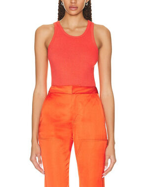 Sablyn Ribbed Brick Jameela Tank Top Size M